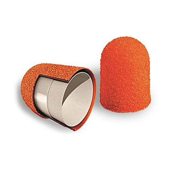 Lukas Podo Orange Disposable 16R Abrasive Caps, Pack of 16