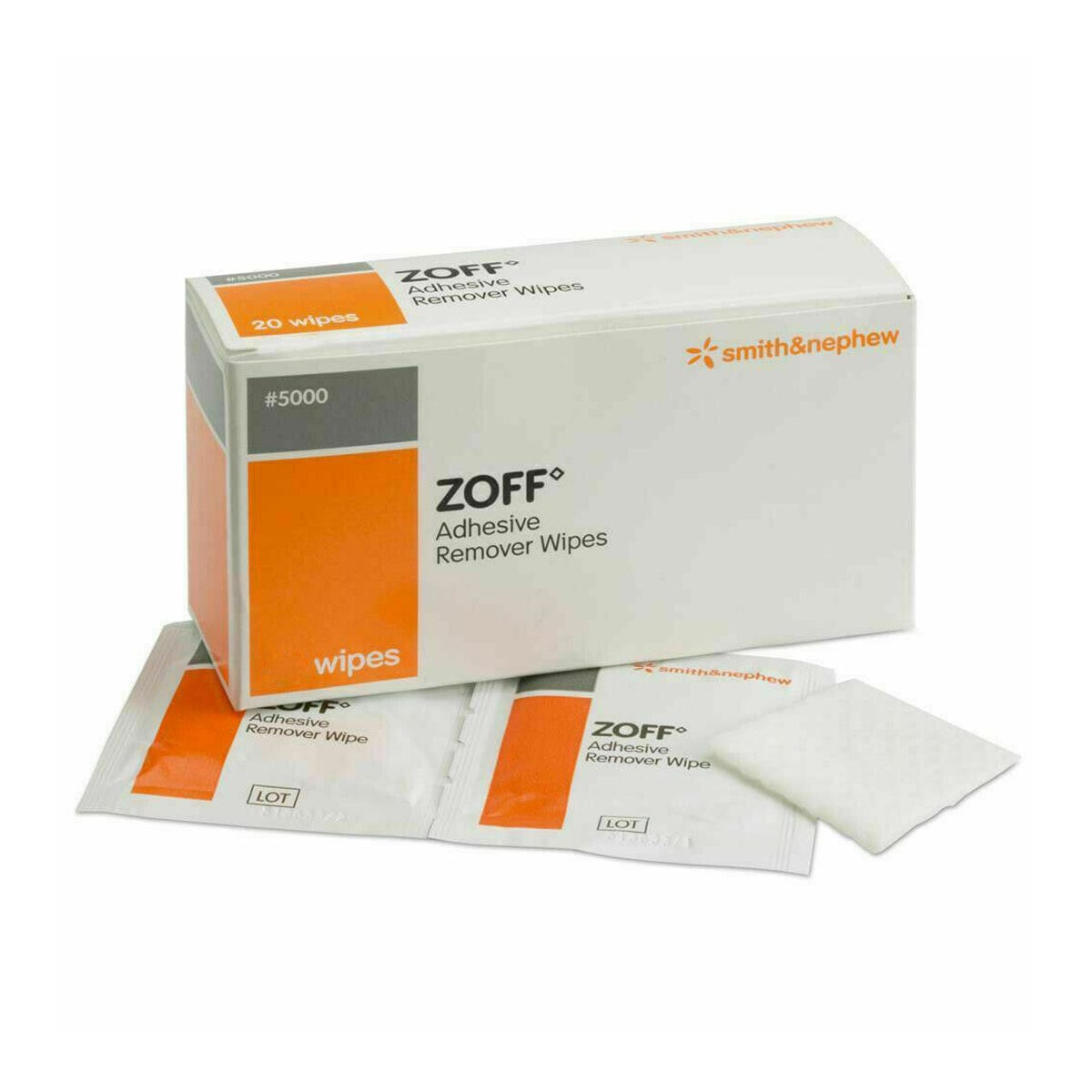 Zoff Adhesive Remover Wipes, Pack of 20