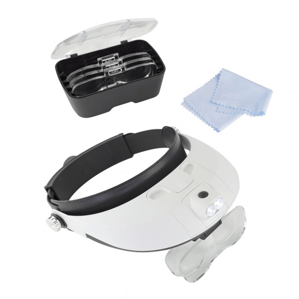 Deluxe LED Headband Magnifier Kit 8639