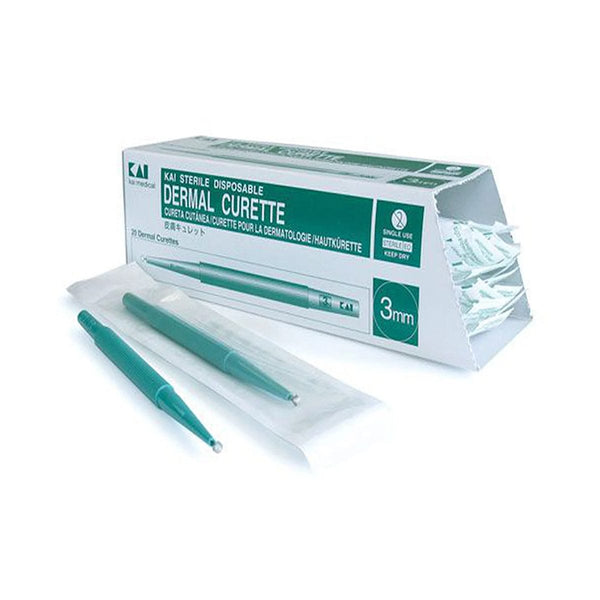 Kai Sterile Single Use Curette, Box of 20