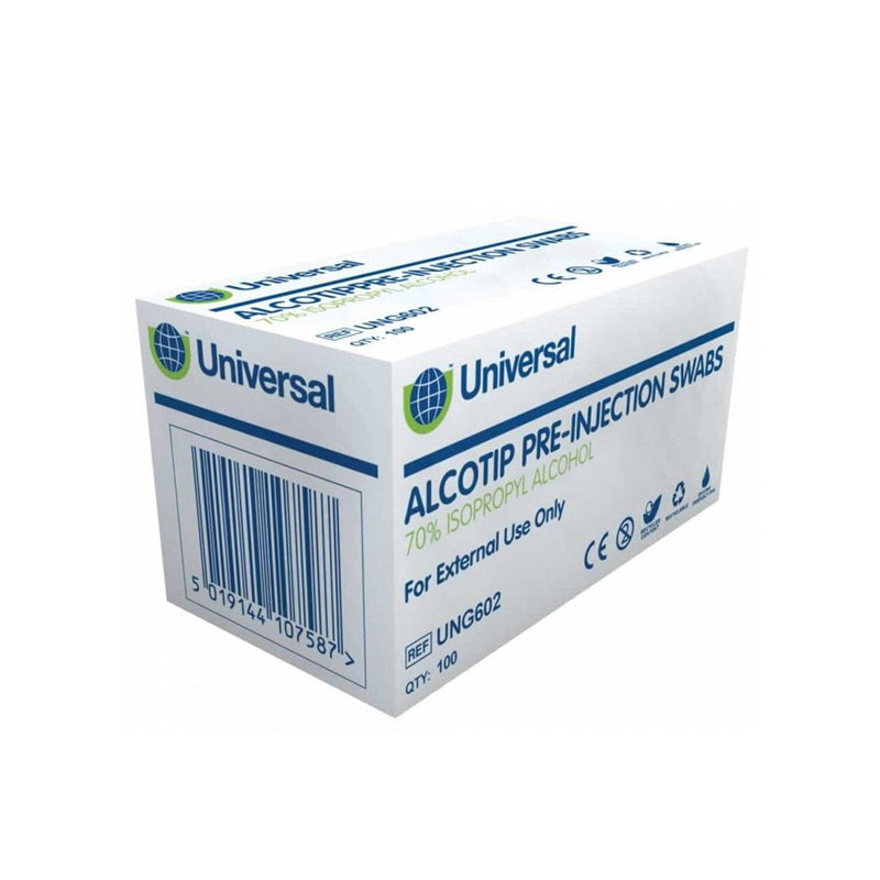 Pre-Injection Alcohol Swabs, Pack of 100 0810