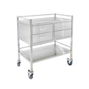Stainless Steel Trolley Large with 4 Drawers 3031