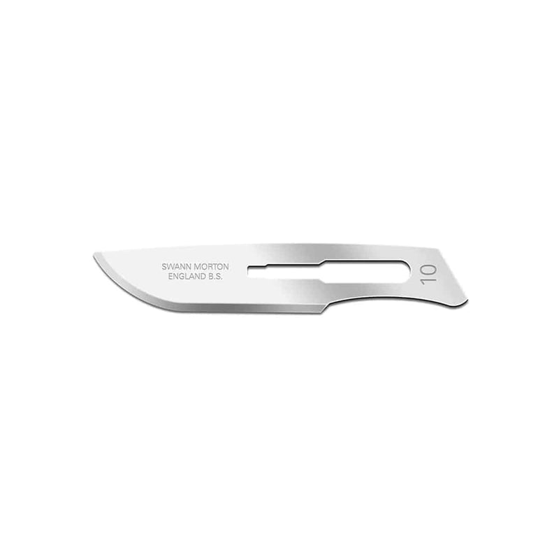 Swann Morton Blades Carbon Steel No.10, Pack of 100 1201