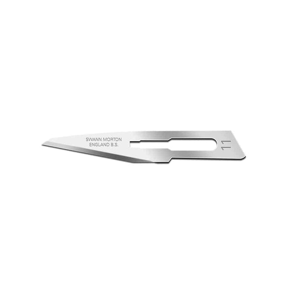 Swann Morton Blades Carbon Steel No.11, Pack of 100 2475