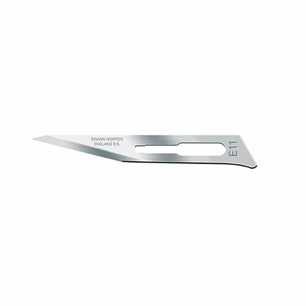 Swann Morton Blades Carbon Steel No.E/11, Pack of 100 1203