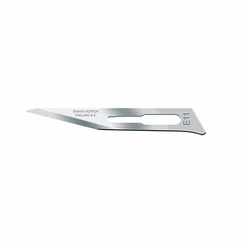 Swann Morton Blades Carbon Steel No.E/11, Pack of 100 1203