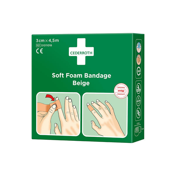 Cederroth Soft Foam Bandage Beige 7451-3