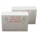 Chiropody Appointment Cards 9997