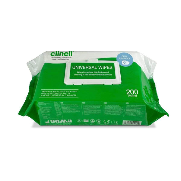 Clinell Universal Wipes Pk 200 3110