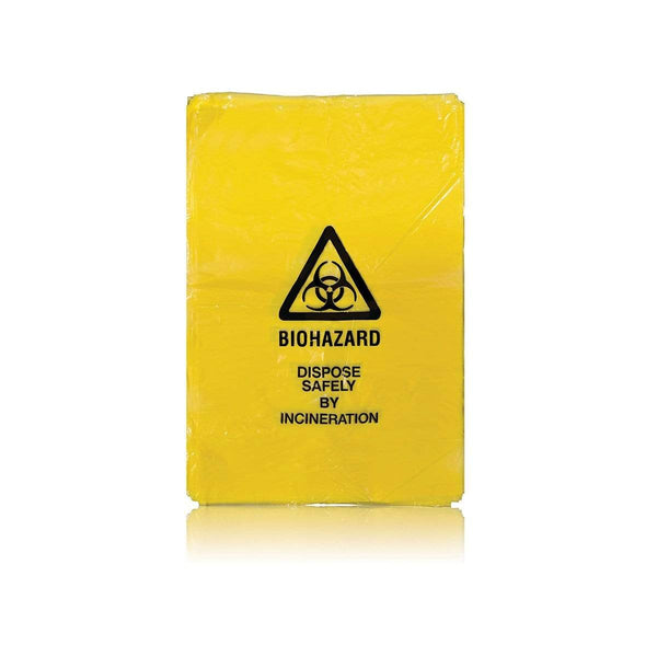 Clinical Waste Plastic Bag, Pack of 100