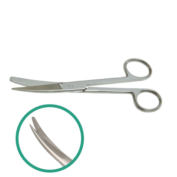 Dressing Scissors Curved Blunt/Sharp 13 cm 1184