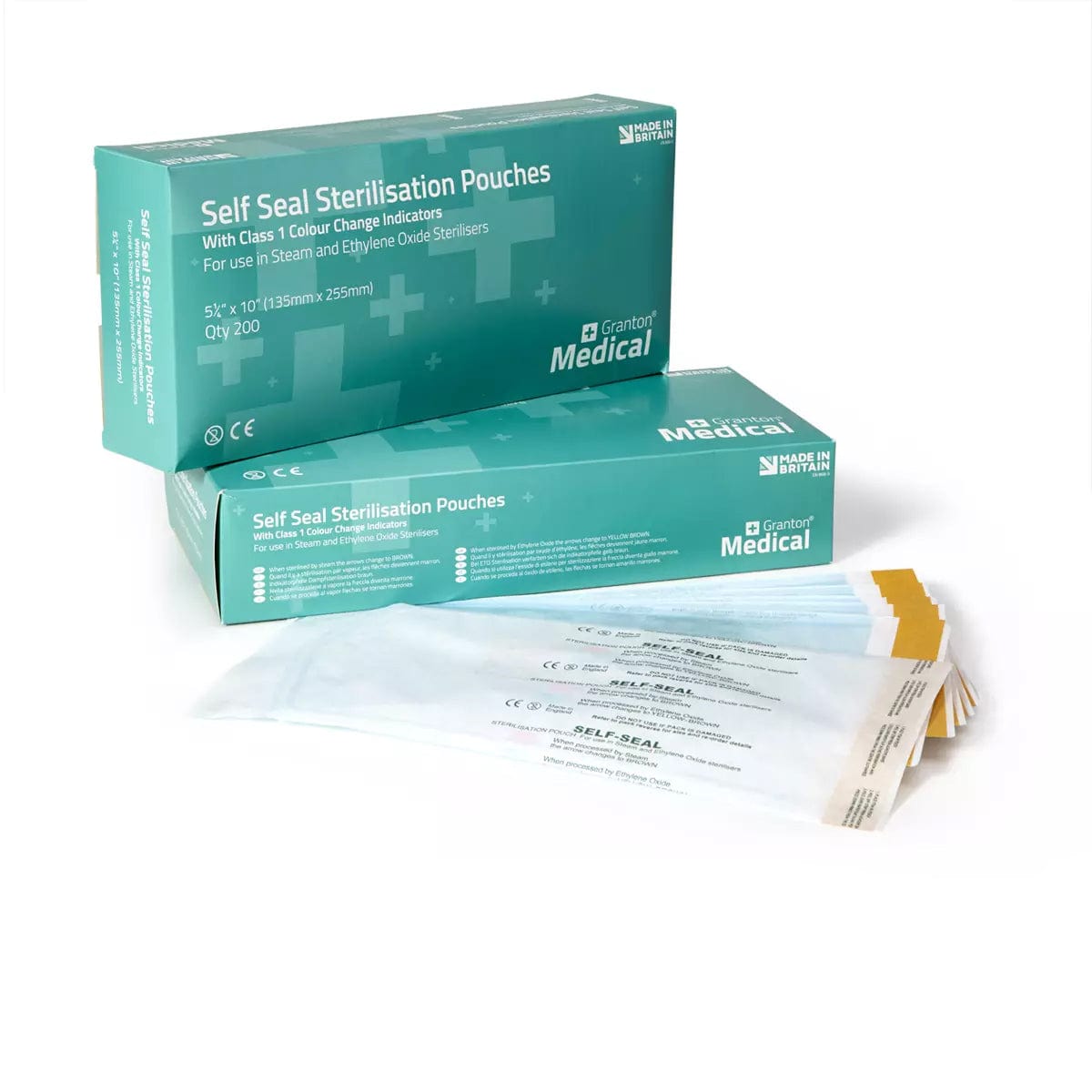 Granton Medical Premium Autoclave Pouches, Pack of 200