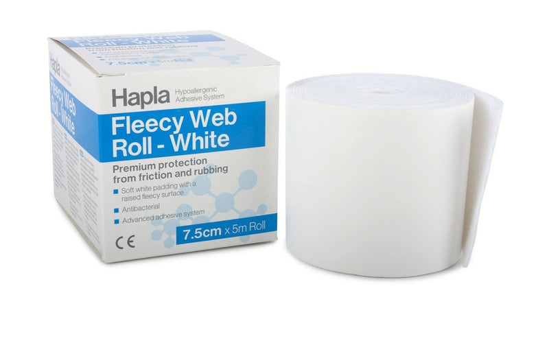Hapla Fleecy Web White, roll 4481