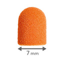 Lukas Podo Orange Disposable 7R Abrasive Caps, Pack of 10