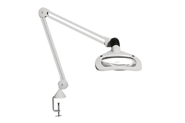 Luxo Wave LED Magnifier With Table Clamp