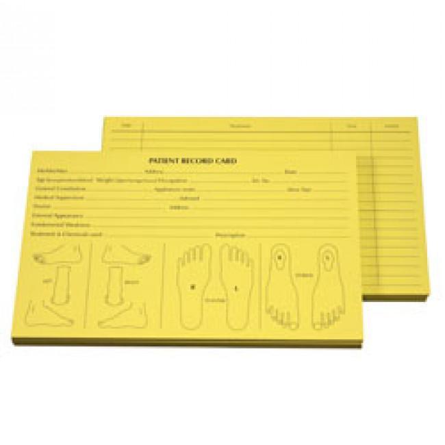 Patient Record Cards, Pack of 100