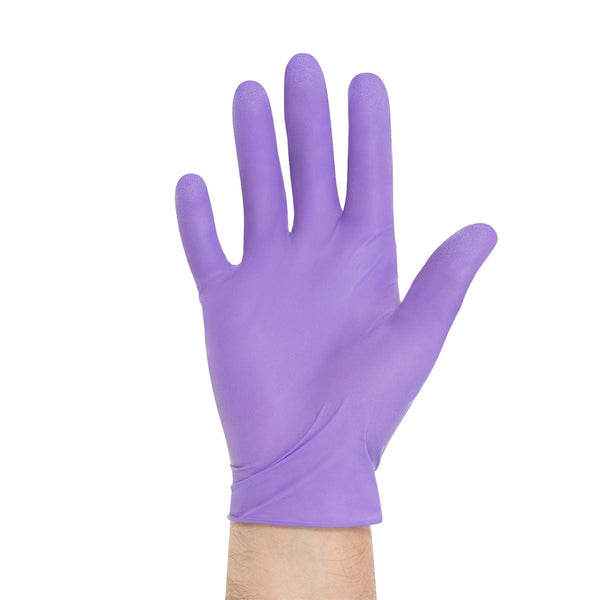 Purple Nitrile Powder Free Gloves, Box of 100